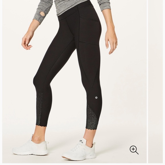Lululemon Leggings Reflective Scalloped 